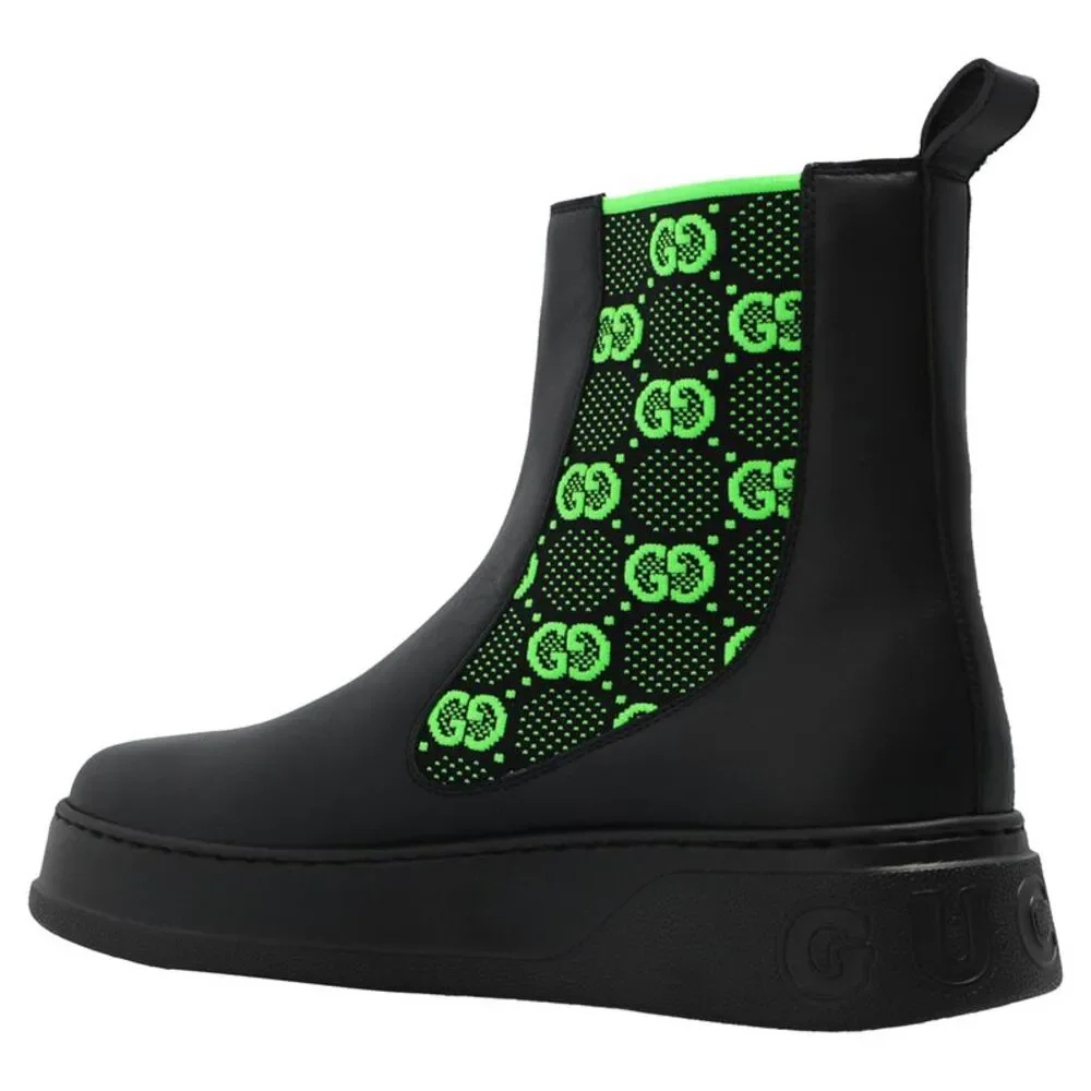 Gucci GG Leather Boots - Picture 3 of 4